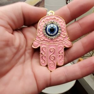 Handmade | Jewelry | New Hamsa Hand Evil Eye Protection Pendant | Poshmark